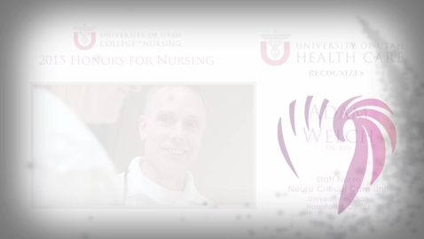 Thumbnail for entry Adam Welch - University of Utah Health Care Honoree