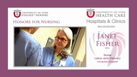 Thumbnail for U of U Recognizes Janet Fisher