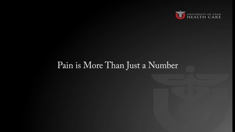 Thumbnail for entry Pain is More Than Just a Number© Rationale for Changes, Assessment and Reassessment