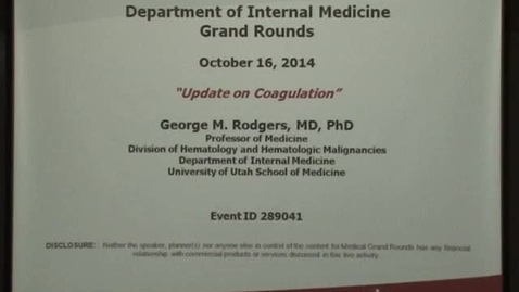 Thumbnail for Update on Coagulation