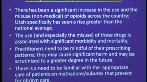 Thumbnail for Narcotic" Use and Abuse: What the Obstetrician and Gynecologist should know?"