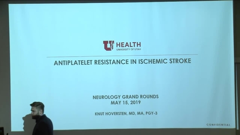 Thumbnail for Antiplatelet Resistance in Ischemic Stroke / Adult Acute Hemorrhagic Leukoencephalitis: Role of Susceptibility-Weighted Imaging in Diagnosis and Importance of Aggressive Early Immunotherapy / Surgical Intervention for Refractory Status Epilepticus