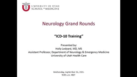 Thumbnail for ICD-10 Training