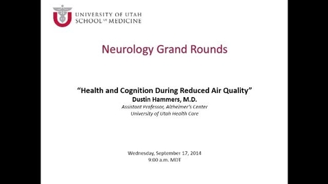 Thumbnail for Health and Cognition During Reduced Air Quality