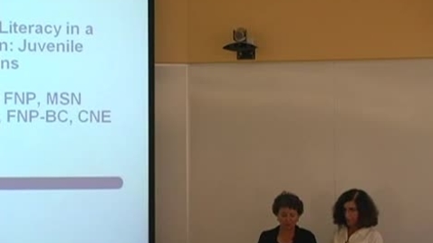 Thumbnail for Adolescent Health Literacy in a Special  Population: Juvenile Corrections