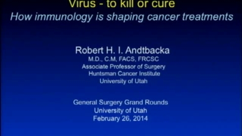 Thumbnail for 02/26/14 - Robert H.I. Andtbacka