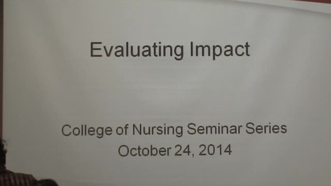 Thumbnail for Evaluating Impact
