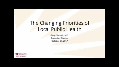 Thumbnail for entry The Daily Changing Priorities of Local Public Health