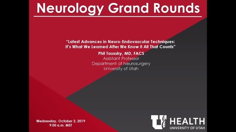 Thumbnail for Latest Advances in Neuro-Endovascular Techniques: It's What We Learn After We Know It All That Counts