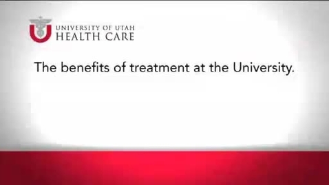 Thumbnail for The benefits of treatment at the University.