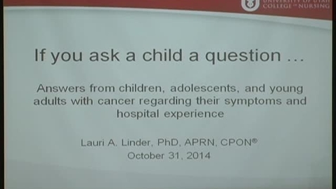 Thumbnail for If you ask a child a question...