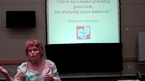 Thumbnail for May 2012 IPF Support Group - Resiliency Video 1