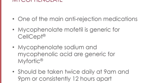 Thumbnail for Mycophenolate