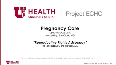 Thumbnail for Reproductive Rights Advocacy (09.22.2017)