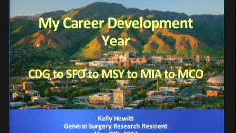 Thumbnail for 05/29/2013 - Erik Pearson, M.D. / Andrew Singleton, M.D.