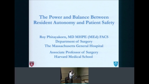 Thumbnail for 226/2020 The Power and Balance Between Resident Autonomy and Patient Safety