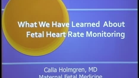 Thumbnail for What are we learning about fetal heart rate categories and adverse neonatal outcomes?