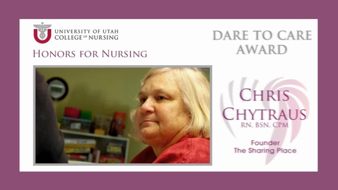Thumbnail for Chris Chytraus - Dare to Care Award