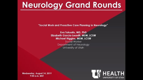 Thumbnail for Social Work and Proactive Care Planning in Neurology