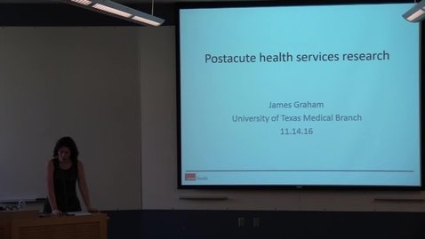 Thumbnail for Post-acute Health Services Research: An Emerging Field