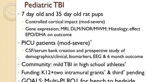 Thumbnail for entry Focus on Cognitive Outcome after Pediatric TBI