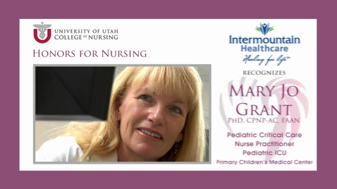 Thumbnail for entry IHC Recognizes Mary Jo Grant