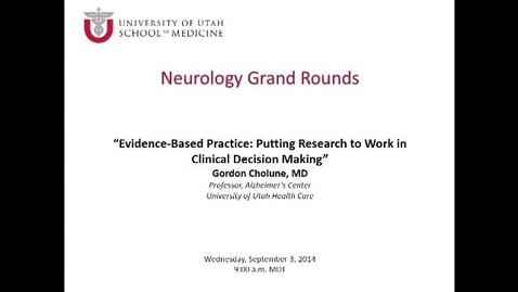 Thumbnail for Evidence-Based Practice: Putting Research to Work in Clinical Decision Making
