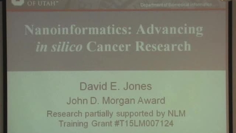 Thumbnail for Nanoinformatics: Advancing in silico Cancer Research