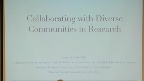 Thumbnail for Collaborating with Diverse communities in research