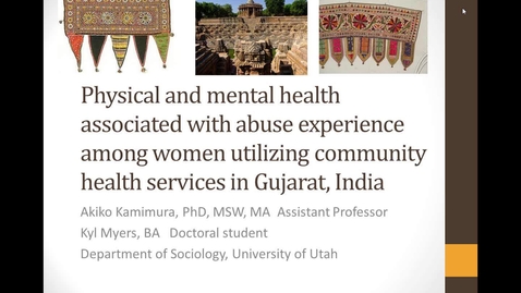 Thumbnail for Physical and mental health associated with abuse experience among women utilizing community health services in Gujarat, India