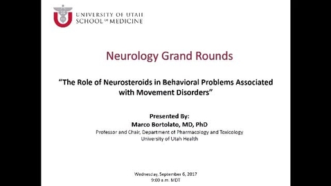 Thumbnail for The Role of Neurosteroids in Behavioral Problems Associated with Movement Disorders