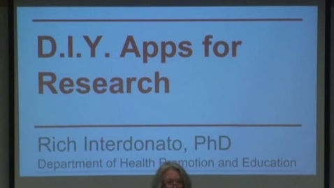 Thumbnail for DIY Apps for Research
