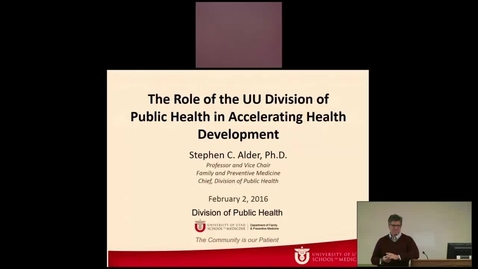 Thumbnail for The Role of the UU Division of Public Health in Accelerating Health Development