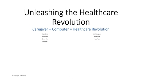 Thumbnail for entry Unleashing the Healthcare Revolution