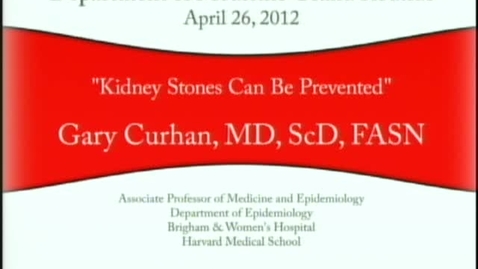 Thumbnail for Kidney Stones Can Be Prevented