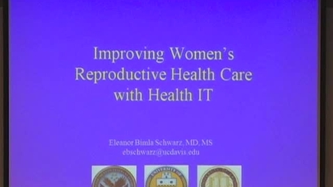 Thumbnail for Improving Women's Reproductive Health Care with Health IT