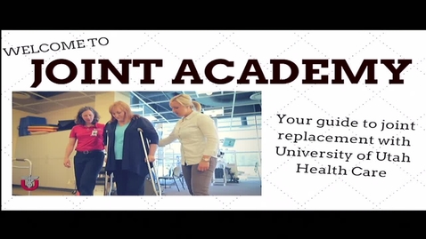 Thumbnail for Preparing for a Total Joint Arthroplasty - Joint Academy Nurse Segment