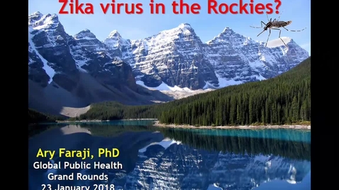 Thumbnail for Zika virus in the Rockies? The Convergence of Public Health and Mosquito Control