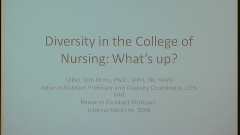 Thumbnail for 01/25/13 - Lillian Tom-Orme