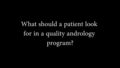 Choosing a Quality Andrology Program