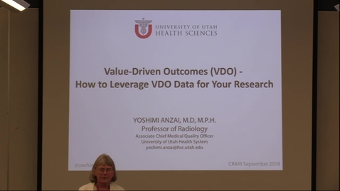 Thumbnail for Value-driven outcomes (VDO): How to leverage VDO data for your research