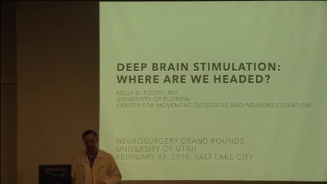 Thumbnail for Deep Brain Stimulation: Where Are We Headed?