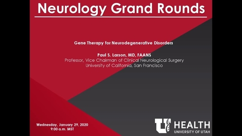 Thumbnail for Gene Therapy for Neurodegenerative Disorders