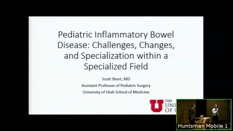 Thumbnail for 2/20/19 Pediatric Inflammatory Bowel Disease: Challenges, Changes, and Specialization within a Specialized Field