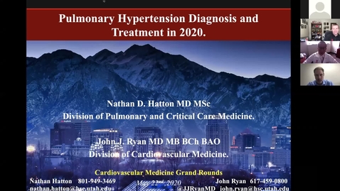 Thumbnail for Pulmonary hypertension diagnosis &amp; treatment in 2020