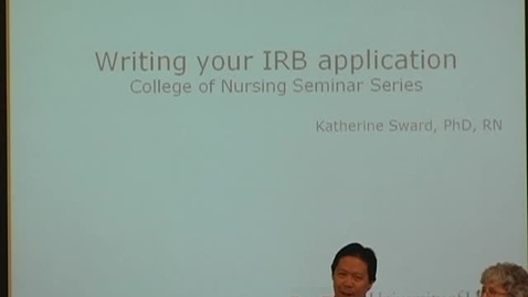Thumbnail for How to Write the IRB Application