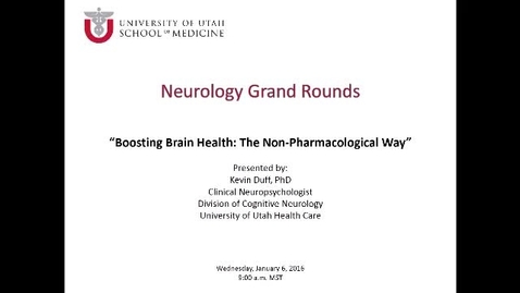Thumbnail for Boosting Brain Health: The Non-Pharmacological Way