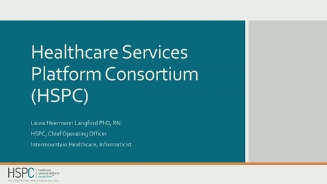 Thumbnail for Healthcare Services Platform Consortium (HSPC)