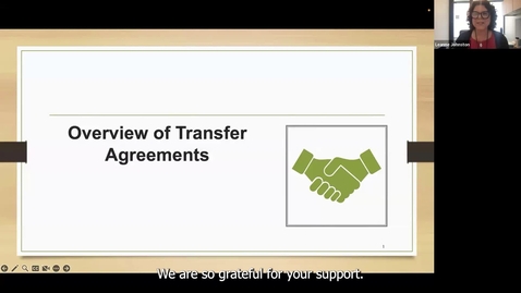 Thumbnail for Overview of Transfer Agreements
