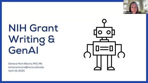 Thumbnail for NIH grant writing &amp; GenAI